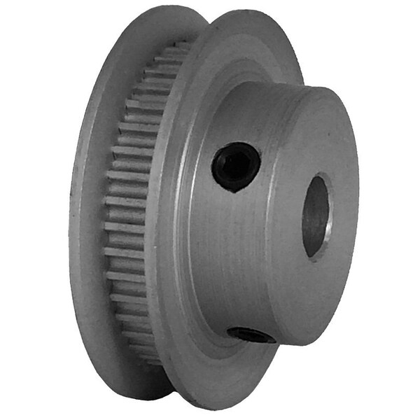 40-2P03-6FA3, Timing Pulley, Aluminum, Clear Anodized,